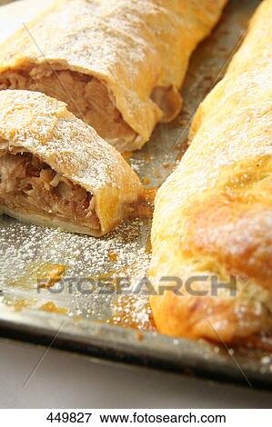 Stock Photo - Close-up of filo pastries . Fotosearch