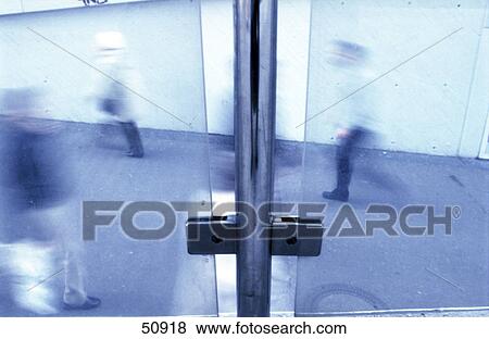 Close-up of glass of door View Large Photo Image Stock Photo - Close-up of glass of door . Fotosearch