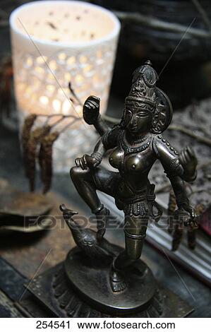 Close-up of Hindu Goddess Saraswati View Large Photo Image Stock Image - Close-up of Hindu Goddess Saraswati . Fotosearch