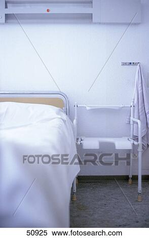 Stock Photography - Close-up of hospital bed . Fotosearch