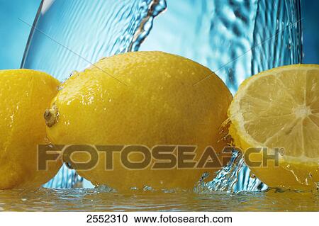 Stock Image - Close-up of lemons . Fotosearch