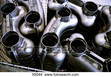 Close-up of mufflers View Large Photo Image Picture - Close-up of mufflers . Fotosearch
