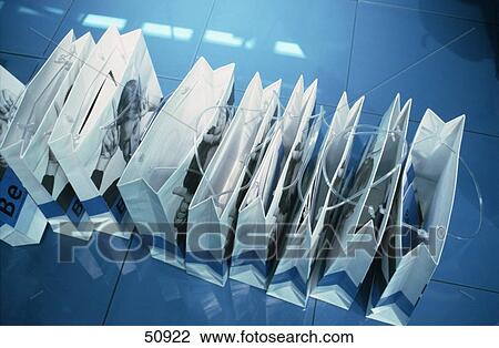 Close-up of paper bags in row View Large Photo Image Stock Image - Close-up of paper bags in row . Fotosearch