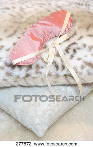 Stock Image - Close-up of sleep mask . Fotosearch