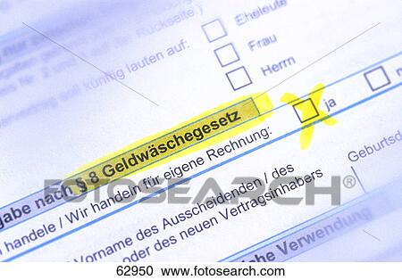 Stock Image - Close-up of tax form . Fotosearch