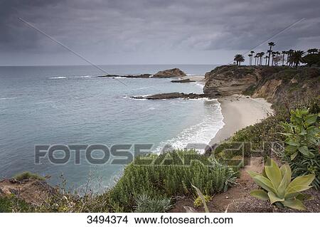 Coast of California, USA, elevated view View Large Photo Image Picture - Coast of California, USA, elevated view . Fotosearch