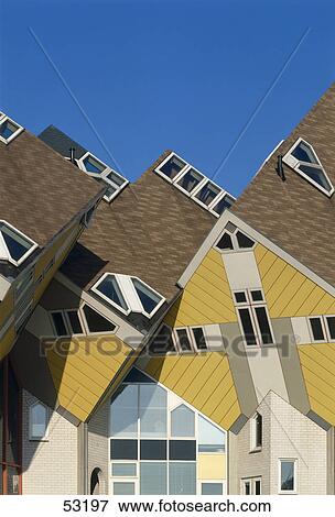 Stock Photo - Cube houses, Rotterdam, Netherlands . Fotosearch