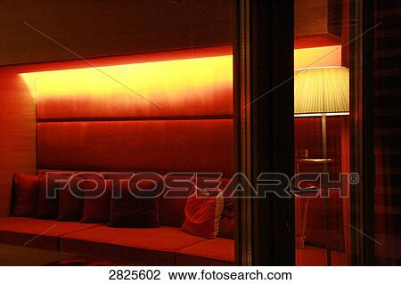 Stock Image - Cushions on couch . Fotosearch