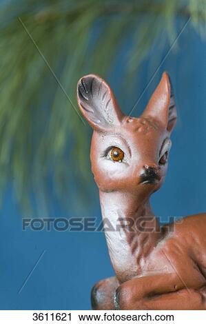 Stock Image - Deer as a figure . Fotosearch