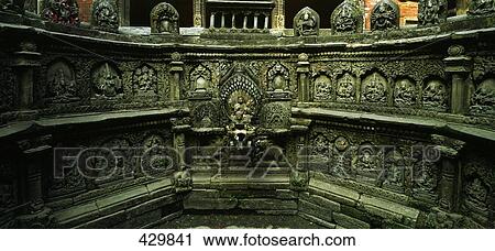 Detail of bath in royal palace, Patan, Kathmandu Valley, Nepal View Large Photo Image Stock Image - Detail of bath in royal palace, Patan, Kathmandu Valley, Nepal . Fotosearch