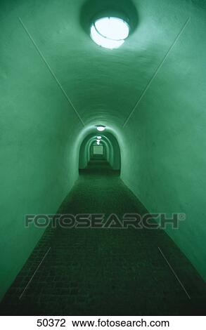 Empty corridor lit up View Large Photo Image Stock Image - Empty corridor lit up . Fotosearch