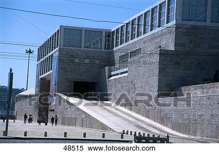 Stock Photography - Entertainment building, Belem Cultural Center, Belem, Lisbon, Portugal . Fotosearch