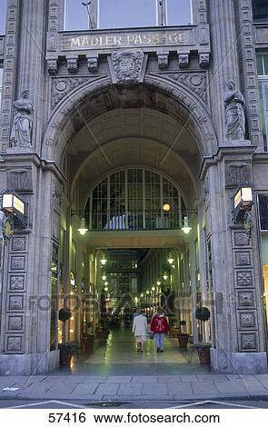 Entrance of shopping mall, Madler Passage, Leipzig, Saxony, Germany View Large Photo Image Stock Photograph - Entrance of shopping mall, Madler Passage, Leipzig, Saxony, Germany . Fotosearch