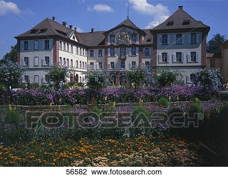Stock Image - Facade of castle, Germany, Europe . Fotosearch