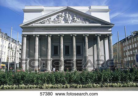 Facade of theater, Achen, North Rhine-Westphalia, Germany View Large Photo Image Stock Image - Facade of theater, Achen, North Rhine-Westphalia, Germany . Fotosearch