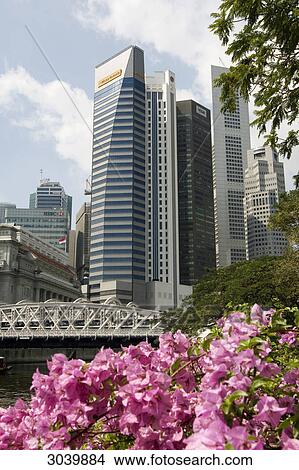Financial district in Singapur, Asia View Large Photo Image Picture - Financial district in Singapur, Asia . Fotosearch