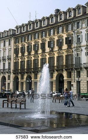 Fountain in front of palace, Royal Palace Of Turin, Turin, Piedmont, Italy View Large Photo Image Stock Image - Fountain in front of palace, Royal Palace Of Turin, Turin, Piedmont, Italy . Fotosearch