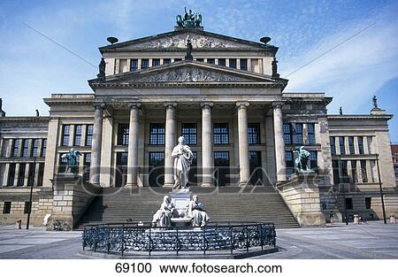 Friedrich Schiller statue at city square, Gendarmenmarkt, Berlin, Germany View Large Photo Image Stock Image - Friedrich Schiller statue at city square, Gendarmenmarkt, Berlin, Germany . Fotosearch