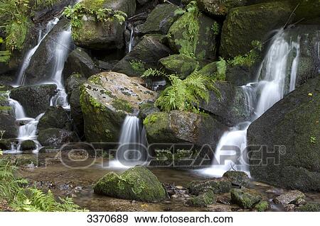 Stock Photo - Gertelsbacher waterfalls, Buehlertal, Germany . Fotosearch