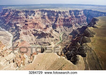 Stock Photo - Grand Canyon, South Rim, Arizona, USA, high angle view . Fotosearch