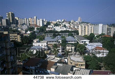 High angle view of cityscape, Maputo, Mozambique View Large Photo Image Stock Photo - High angle view of cityscape, Maputo, Mozambique . Fotosearch