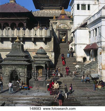High angle view of cremation at ghat, Bagmati River, Pashupatinath, Nepal View Large Photo Image Stock Image - High angle view of cremation at ghat, Bagmati River, Pashupatinath, Nepal . Fotosearch