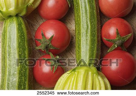 High angle view of gourds and cherry tomatoes View Large Photo Image Stock Photography - High angle view of gourds and cherry tomatoes . Fotosearch