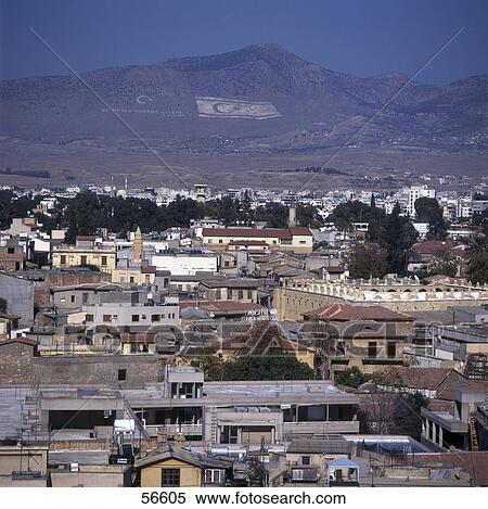 High angle view of houses in town, Nicosia, Cyprus View Large Photo Image Stock Photography - High angle view of houses in town, Nicosia, Cyprus . Fotosearch
