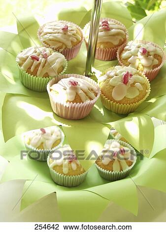 High angle view of pastries on plates View Large Photo Image Stock Image - High angle view of pastries on plates . Fotosearch