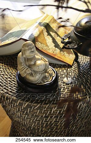 High angle view of statue of laughing Buddha View Large Photo Image Stock Photography - High angle view of statue of laughing Buddha . Fotosearch