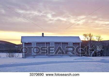 Stock Image - House in Skelleftea, Sweden . Fotosearch