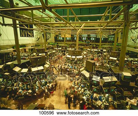 Interiors of trading floor, New York Stock Exchange, New York City, New York State, USA View Large Photo Image Stock Photograph - Interiors of trading floor, New York Stock Exchange, New York City, New York State, USA . Fotosearch