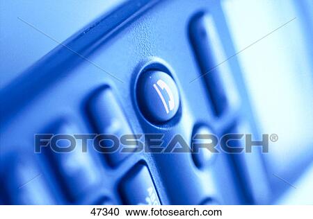 Stock Image - Keypad of mobile phone . Fotosearch