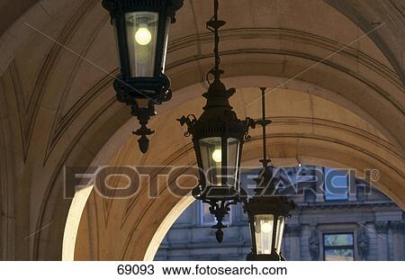 Lanterns in colonnade of concert hall, Alte Oper, Frankfurt, Hesse, Germany View Large Photo Image Stock Image - Lanterns in colonnade of concert hall, Alte Oper, Frankfurt, Hesse, Germany . Fotosearch