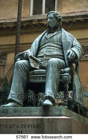 Low angle view of bronze statue on pedestal, Pesaro, Italy View Large Photo Image Stock Image - Low angle view of bronze statue on pedestal, Pesaro, Italy . Fotosearch