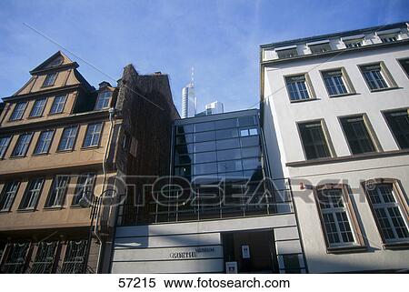 Stock Photography - Low angle view of buildings, Frankfurt am Main, Hesse, Germany . Fotosearch