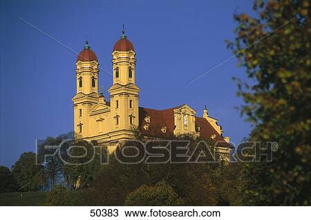 Low angle view of monastery, Ellwangen, Germany View Large Photo Image Stock Image - Low angle view of monastery, Ellwangen, Germany . Fotosearch