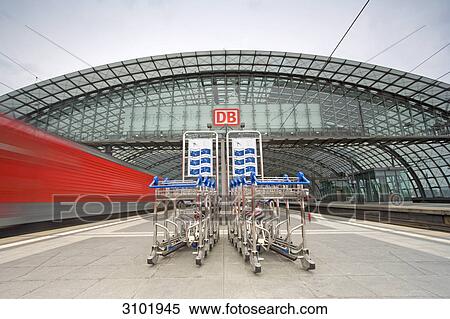 Stock Photography - Main station, Berlin, Germany . Fotosearch