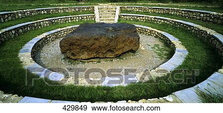 Stock Photo - Meteorite in park, Hoba Meteorite, Grootfontein Nasu, Namibia . Fotosearch