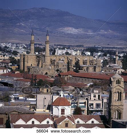 Mosque in town, Nicosia, Cyprus View Large Photo Image Picture - Mosque in town, Nicosia, Cyprus . Fotosearch
