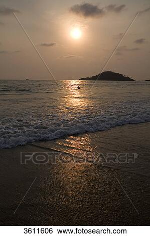 Ocean, Palolem, Goa, India, Asia View Large Photo Image Stock Photograph - Ocean, Palolem, Goa, India, Asia . Fotosearch