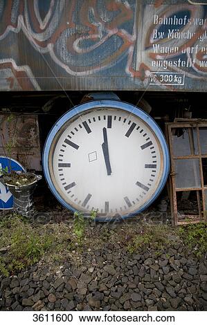Old station clock View Large Photo Image Stock Image - Old station clock . Fotosearch