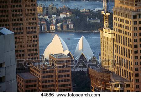 Opera house at waterfront, Sydney Opera House, Sydney, New South Wales, Australia View Large Photo Image Stock Photograph - Opera house at waterfront, Sydney Opera House, Sydney, New South Wales, Australia . Fotosearch
