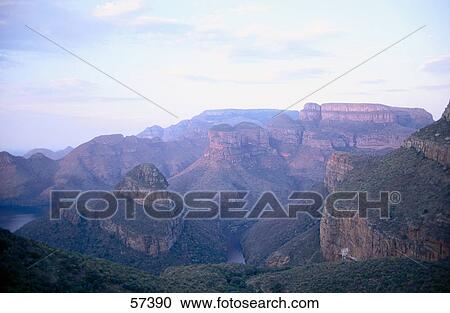 Panoramic view of a mountain range, Blyde River Canyon, Mpumalanga, South Africa View Large Photo Image Stock Image - Panoramic view of a mountain range, Blyde River Canyon, Mpumalanga, South Africa . Fotosearch