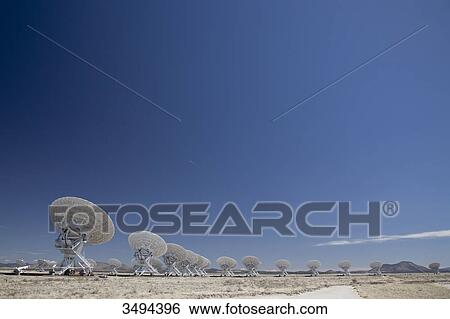 Radio Telescopes in the Very Large Array, New Mexico, USA View Large Photo Image Stock Photograph - Radio Telescopes in the Very Large Array, New Mexico, USA . Fotosearch
