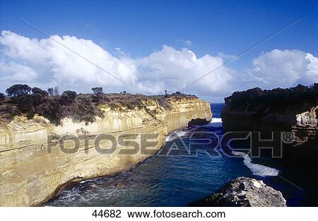 River passing through rocks, Port Campbell National Park, Melbourne, Victoria, Australia View Large Photo Image Stock Image - River passing through rocks, Port Campbell National Park, Melbourne, Victoria, Australia . Fotosearch