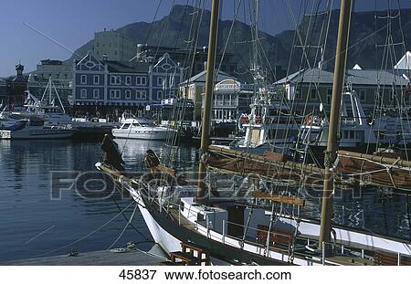 Sailboats at harbor, Cape Town, Western Cape Province, South Africa View Large Photo Image Stock Photo - Sailboats at harbor, Cape Town, Western Cape Province, South Africa . Fotosearch