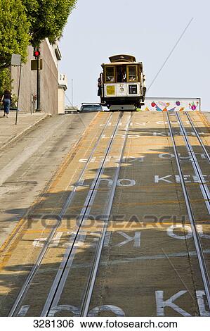 Stock Photograph - San Francisco Cable Cars, California, USA . Fotosearch