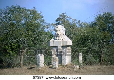 Stock Photo - Sculpture on a landscape, Kruger National Park, South Africa . Fotosearch