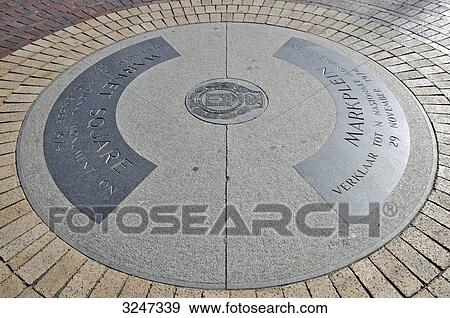 Stock Photo - Sign at the Market Square of Port Elizabeth, Republic of South Africa, close-up . Fotosearch